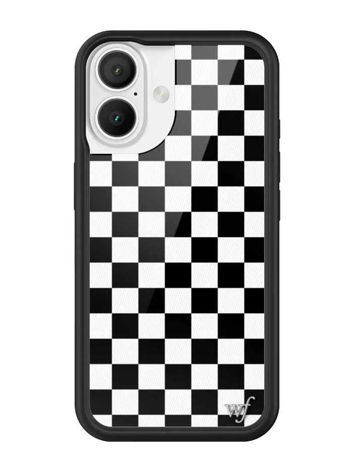 Checkers | Black iPhone Case - Image 7