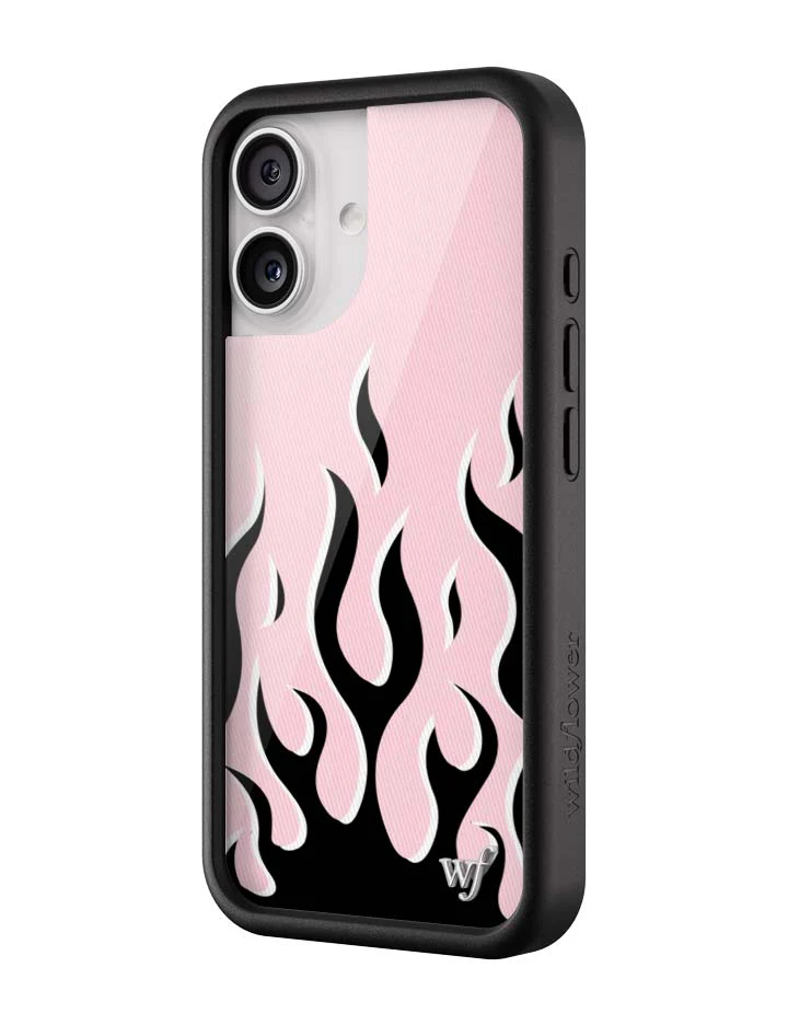 Flames | Pink & Black iPhone Case - Image 8