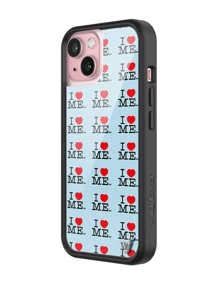 I Heart Me | Blue iPhone Case - Image 30