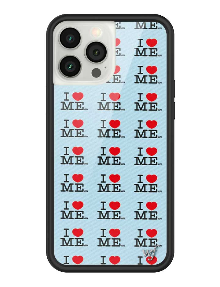 I Heart Me | Blue iPhone Case - Image 37