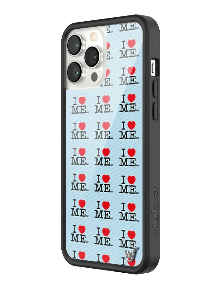 I Heart Me | Blue iPhone Case - Image 38