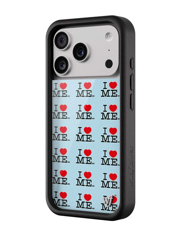 I Heart Me | Blue iPhone Case - Image 5