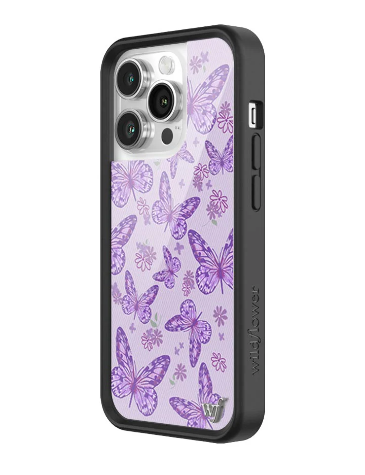 Butterfly | Lavender iPhone Case - Image 2