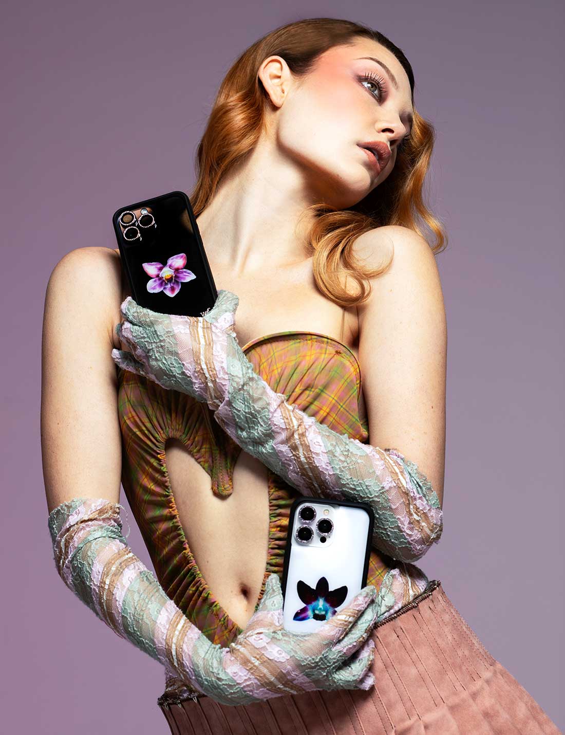 Orchid | White iPhone Case - Image 34