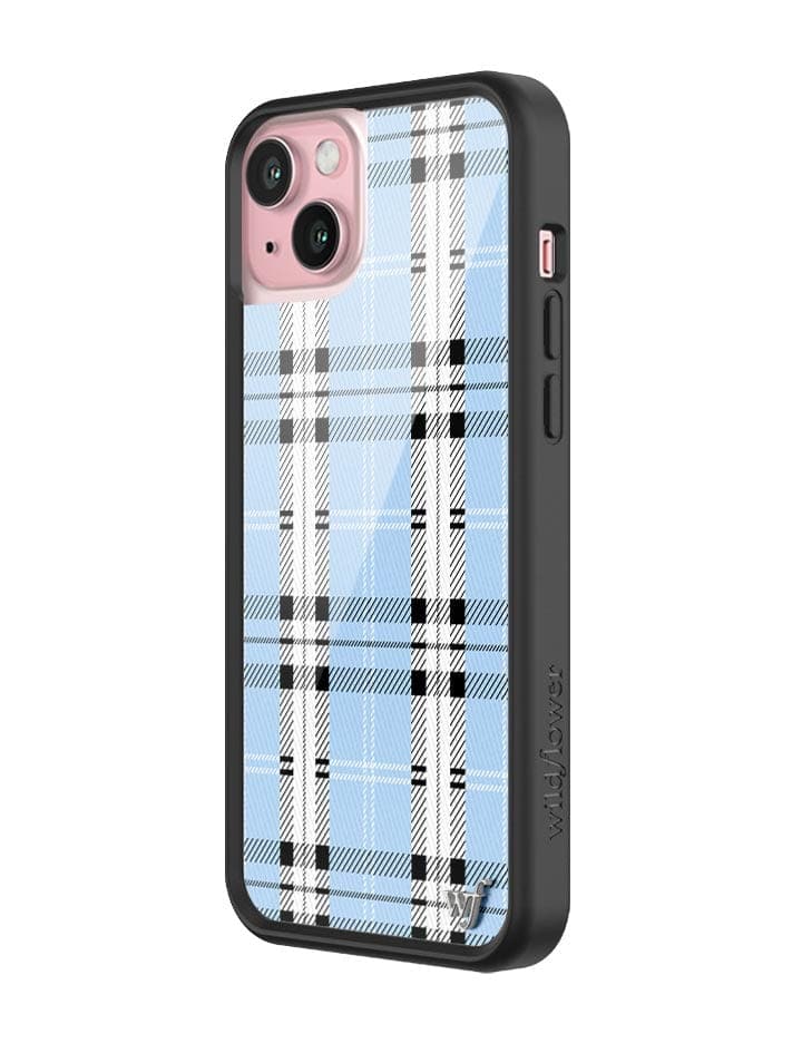 Plaid | Blue iPhone Case - Image 2