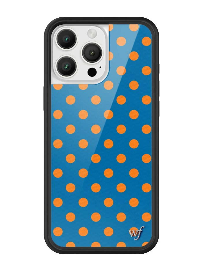 Polka Dot | Blue and Orange iPhone Case - Image 13
