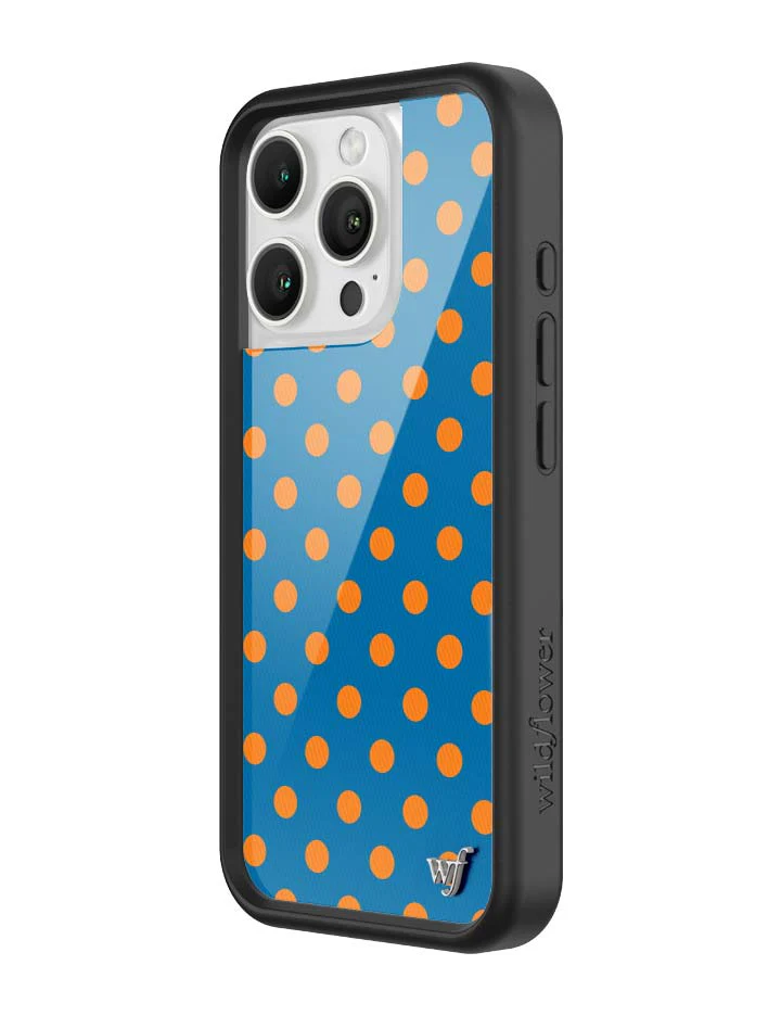 Polka Dot | Blue and Orange iPhone Case - Image 18