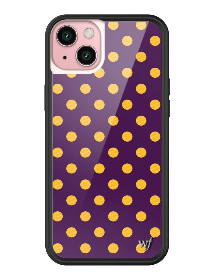 Polka Dot | Purple and Yellow iPhone Case - Image 25