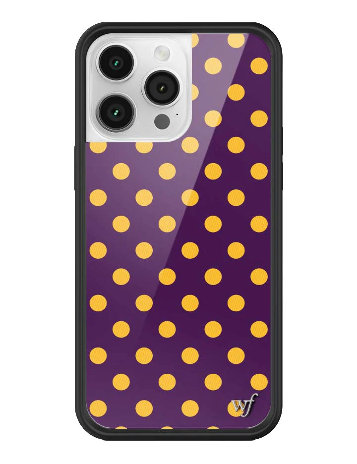 Polka Dot | Purple and Yellow iPhone Case - Image 31