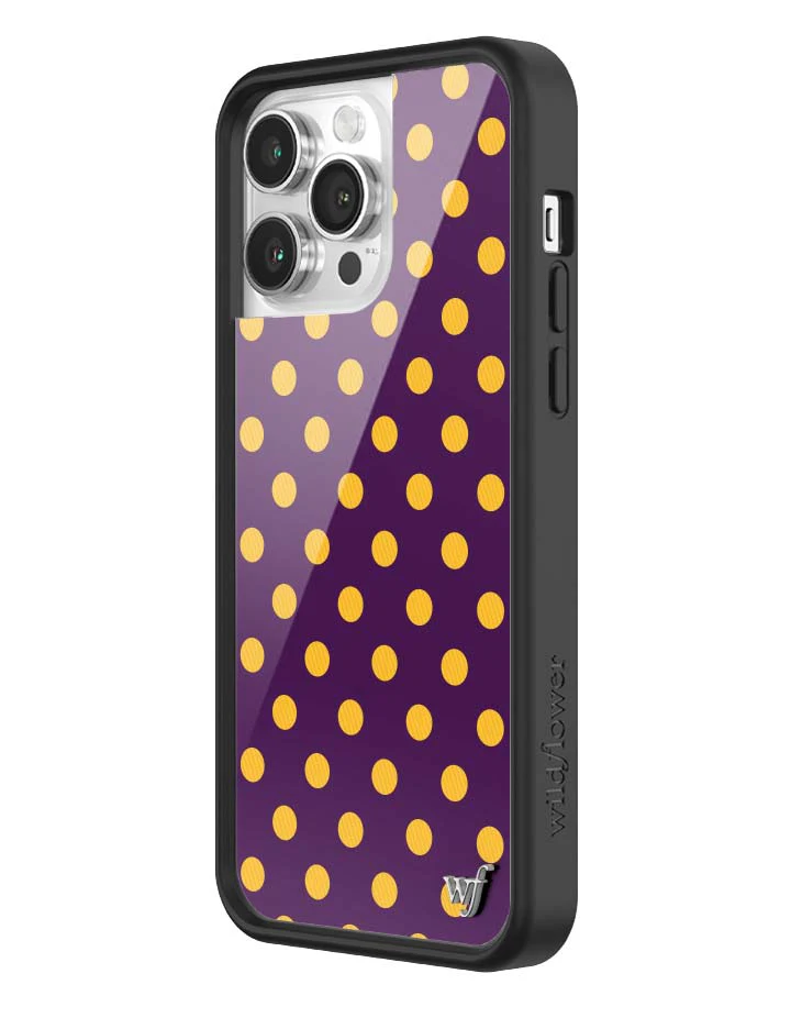 Polka Dot | Purple and Yellow iPhone Case - Image 32