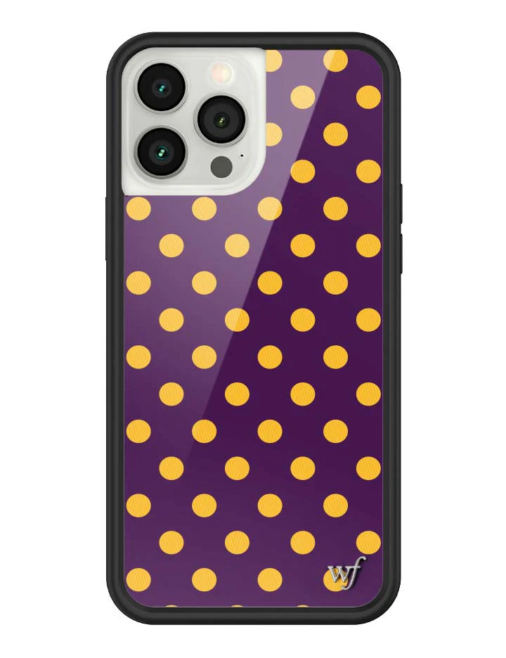 Polka Dot | Purple and Yellow iPhone Case - Image 37
