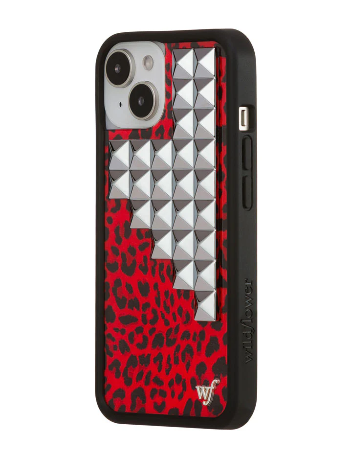 Red Meow Stud iPhone Case - Image 28