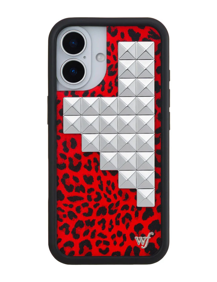 Red Meow Stud iPhone Case - Image 7
